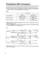 Предварительный просмотр 4 страницы Panasonic CQ-DRX900 Operating Instructions Manual