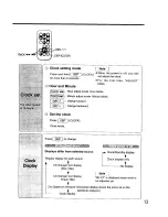 Предварительный просмотр 13 страницы Panasonic CQ-DRX900 Operating Instructions Manual