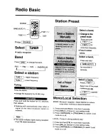 Предварительный просмотр 14 страницы Panasonic CQ-DRX900 Operating Instructions Manual