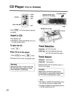 Предварительный просмотр 20 страницы Panasonic CQ-DRX900 Operating Instructions Manual