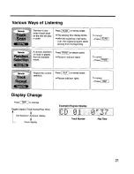 Предварительный просмотр 21 страницы Panasonic CQ-DRX900 Operating Instructions Manual