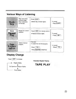 Предварительный просмотр 23 страницы Panasonic CQ-DRX900 Operating Instructions Manual