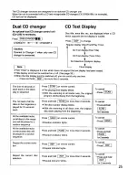 Предварительный просмотр 25 страницы Panasonic CQ-DRX900 Operating Instructions Manual