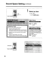 Предварительный просмотр 30 страницы Panasonic CQ-DRX900 Operating Instructions Manual