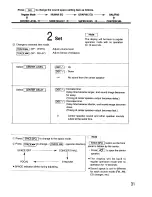 Предварительный просмотр 31 страницы Panasonic CQ-DRX900 Operating Instructions Manual