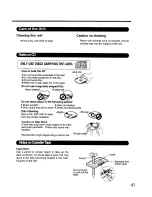 Предварительный просмотр 41 страницы Panasonic CQ-DRX900 Operating Instructions Manual