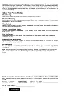 Предварительный просмотр 2 страницы Panasonic CQ-DRX900U Operating Instructions Manual