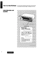 Предварительный просмотр 8 страницы Panasonic CQ-DRX900U Operating Instructions Manual