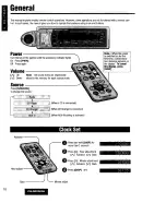 Предварительный просмотр 10 страницы Panasonic CQ-DRX900U Operating Instructions Manual