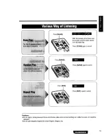 Предварительный просмотр 15 страницы Panasonic CQ-DRX900U Operating Instructions Manual