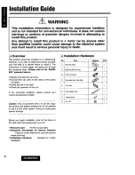 Предварительный просмотр 32 страницы Panasonic CQ-DRX900U Operating Instructions Manual