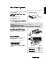 Предварительный просмотр 37 страницы Panasonic CQ-DRX900U Operating Instructions Manual