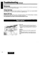 Предварительный просмотр 44 страницы Panasonic CQ-DRX900U Operating Instructions Manual