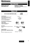 Предварительный просмотр 45 страницы Panasonic CQ-DRX900U Operating Instructions Manual