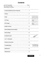 Preview for 3 page of Panasonic CQ-DRX900U Operating Manual