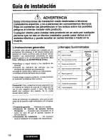 Preview for 108 page of Panasonic CQ-DRX900U Operating Manual