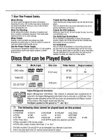 Предварительный просмотр 7 страницы Panasonic CQ-DVR7000U Operating Manual