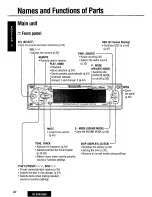 Предварительный просмотр 22 страницы Panasonic CQ-DVR7000U Operating Manual