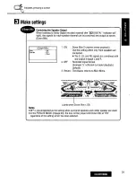 Предварительный просмотр 31 страницы Panasonic CQ-DVR7000U Operating Manual