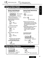 Предварительный просмотр 35 страницы Panasonic CQ-DVR7000U Operating Manual