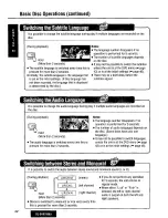 Предварительный просмотр 42 страницы Panasonic CQ-DVR7000U Operating Manual