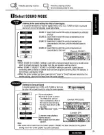 Предварительный просмотр 51 страницы Panasonic CQ-DVR7000U Operating Manual