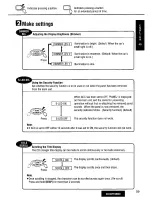 Предварительный просмотр 59 страницы Panasonic CQ-DVR7000U Operating Manual