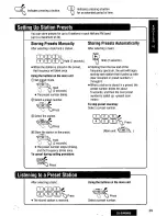 Предварительный просмотр 29 страницы Panasonic CQ-DVR909U Operating Manual