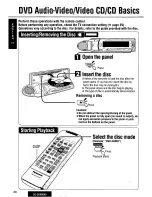 Предварительный просмотр 30 страницы Panasonic CQ-DVR909U Operating Manual