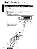 Предварительный просмотр 52 страницы Panasonic CQ-DVR909U Operating Manual