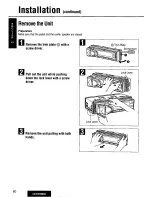 Предварительный просмотр 60 страницы Panasonic CQ-DVR909U Operating Manual