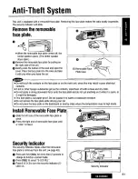 Предварительный просмотр 61 страницы Panasonic CQ-DVR909U Operating Manual