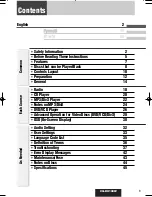 Предварительный просмотр 9 страницы Panasonic CQ-DX100W Operating Instructions Manual