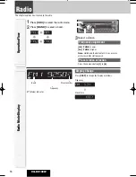 Предварительный просмотр 18 страницы Panasonic CQ-DX100W Operating Instructions Manual