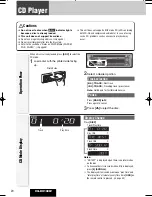 Предварительный просмотр 20 страницы Panasonic CQ-DX100W Operating Instructions Manual