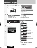 Предварительный просмотр 22 страницы Panasonic CQ-DX100W Operating Instructions Manual