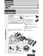 Preview for 3 page of Panasonic CQ-DX200W Installation Instructions Manual