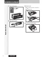 Preview for 4 page of Panasonic CQ-DX200W Installation Instructions Manual