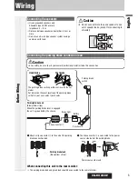 Preview for 5 page of Panasonic CQ-DX200W Installation Instructions Manual