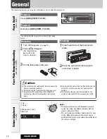 Предварительный просмотр 14 страницы Panasonic CQ-DX200W Operating Instructions Manual