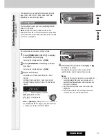 Предварительный просмотр 17 страницы Panasonic CQ-DX200W Operating Instructions Manual