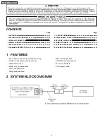 Предварительный просмотр 2 страницы Panasonic CQ-EA2361GF Service Manual