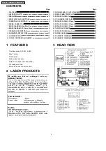 Предварительный просмотр 2 страницы Panasonic CQ-EF7160A Service Manual