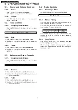 Предварительный просмотр 4 страницы Panasonic CQ-EF7160A Service Manual