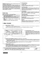 Preview for 3 page of Panasonic CQ-F50EE Operating Instructions Manual