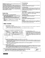 Предварительный просмотр 3 страницы Panasonic CQ-F50EE Operating Instructions Manual