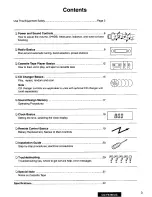 Предварительный просмотр 3 страницы Panasonic CQ-FX35 Operating Operating Manual