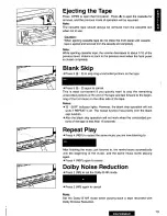 Предварительный просмотр 13 страницы Panasonic CQ-FX35 Operating Operating Manual