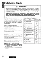 Предварительный просмотр 20 страницы Panasonic CQ-FX35 Operating Operating Manual