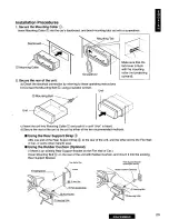 Предварительный просмотр 23 страницы Panasonic CQ-FX35 Operating Operating Manual